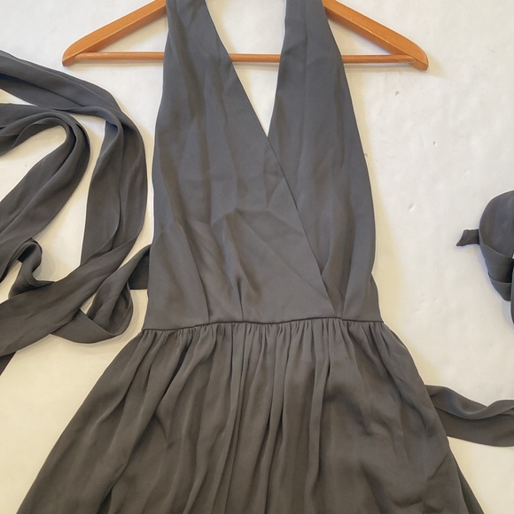 CH Carolina Herrera Silk Halter Sash Dress 8 - Picture 4 of 14